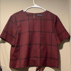 Banana Republic plaid top